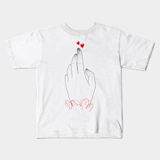 IN LOVING HANDS - lace Kids T-Shirt